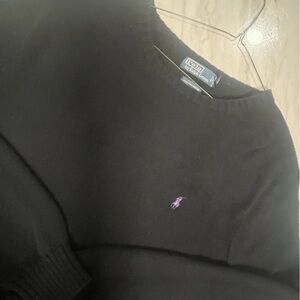 POLO by Ralph Lauren Black Crew Neck Sweater: Size 2XLT